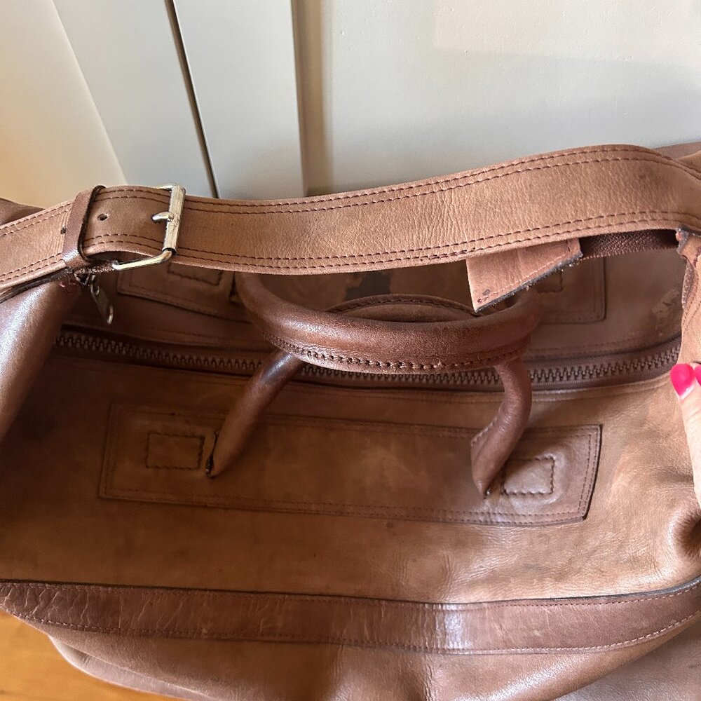 Vintage Leather-like Luggage/Carry-on/Bag - Picture 5 of 16